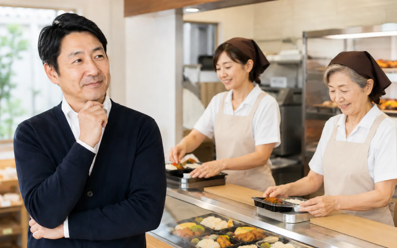 長年勤続スタッフの正社員化を考えるほっともっとオーナーのイメージ