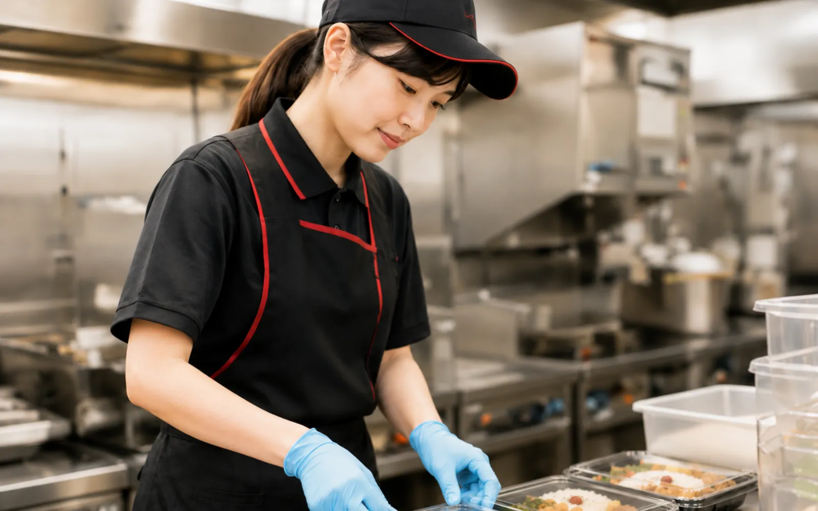 ほっともっとクルーが正社員として活躍するイメージ