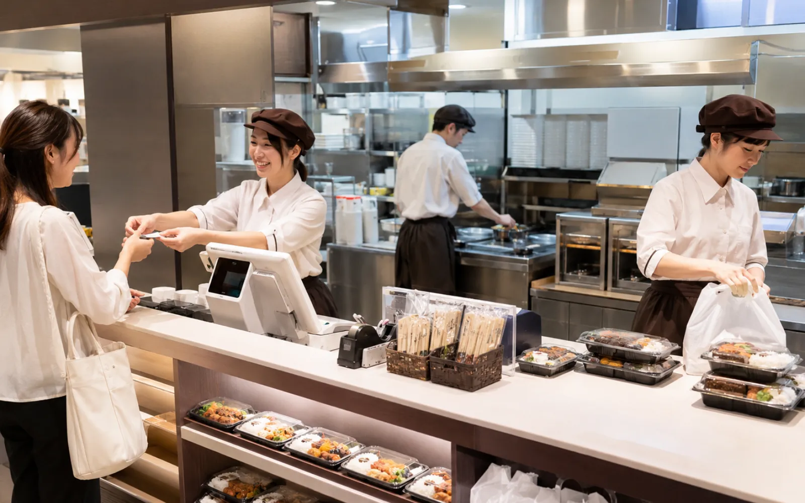 オーナー不在でも店が回るほっともっと店舗のイメージ