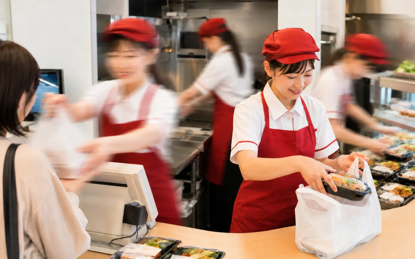 複数業務をこなすオールラウンダークルーのイメージ