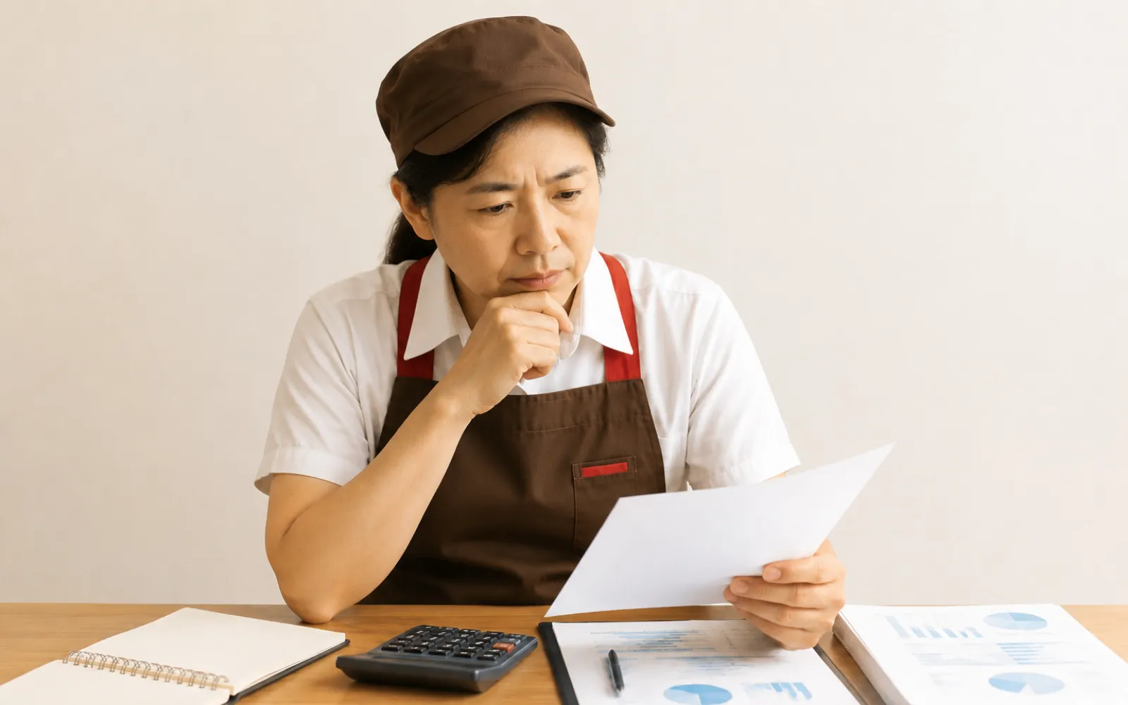 給与計算の見直しを検討するほっともっとオーナーのイメージ