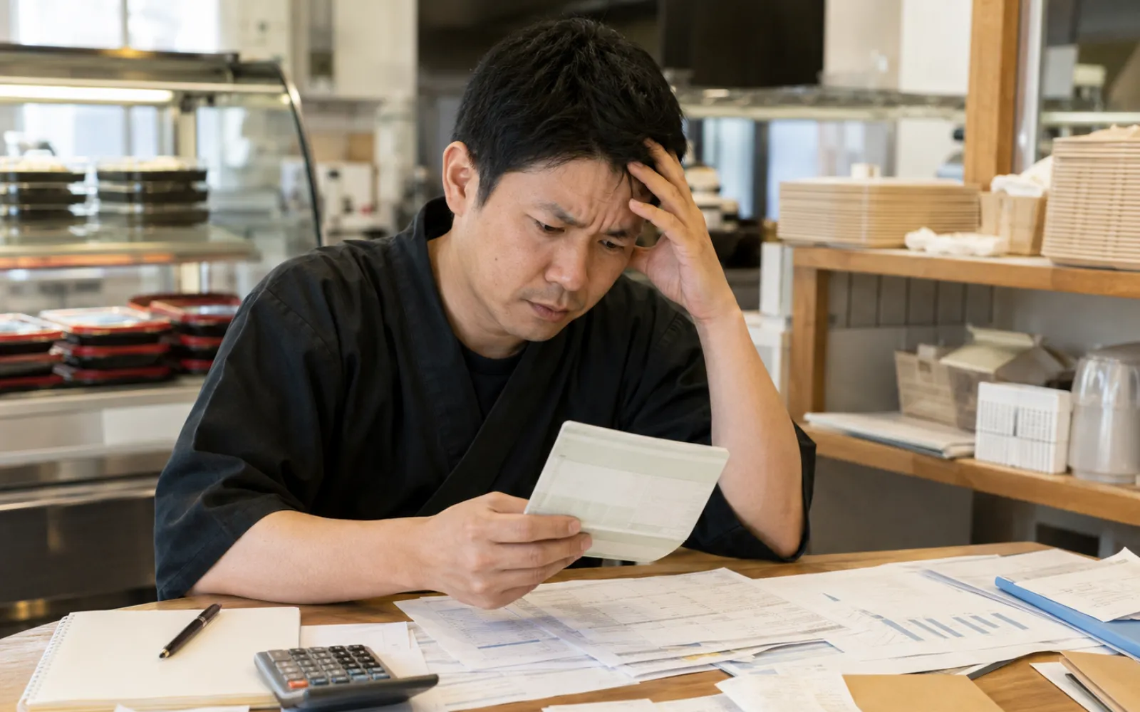 オーナー1年目のキャッシュフローに悩むほっともっとオーナーのイメージ