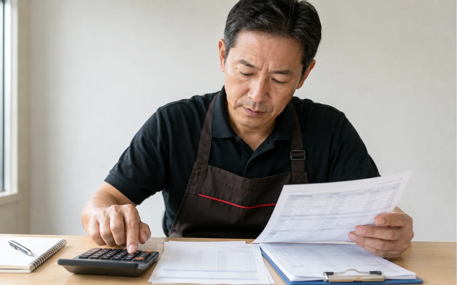 月給20万円・欠勤1日の欠勤控除計算例