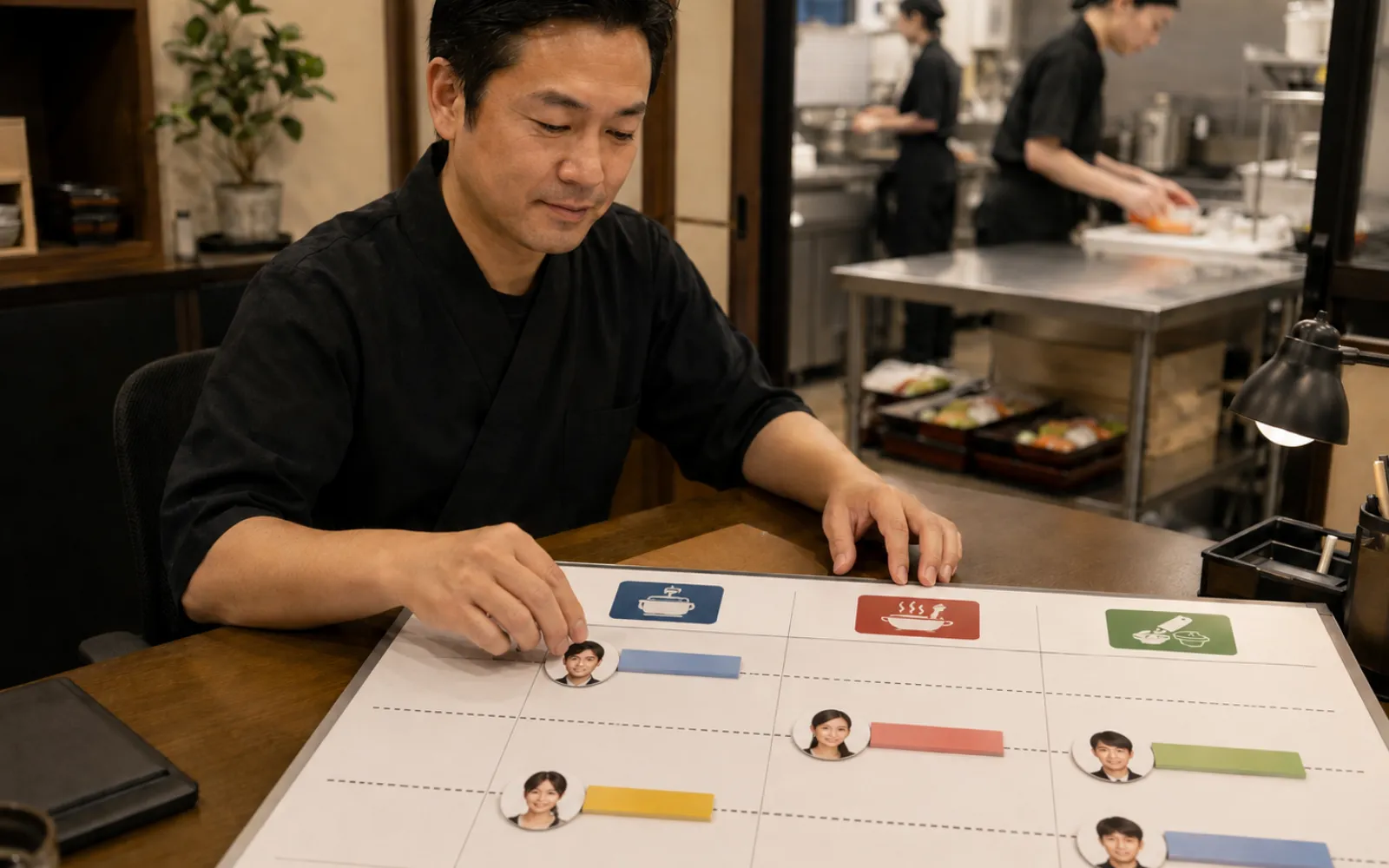 オールラウンダー化でシフトが柔軟になるイメージ