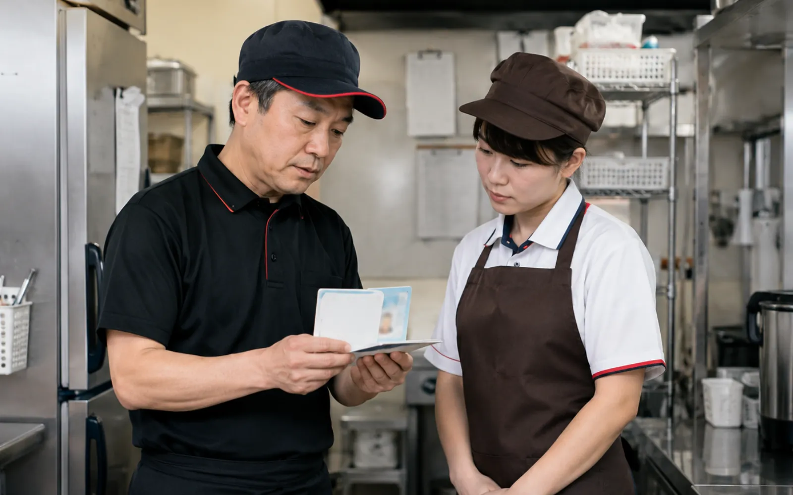 在留資格を確認するほっともっとオーナーのイメージ
