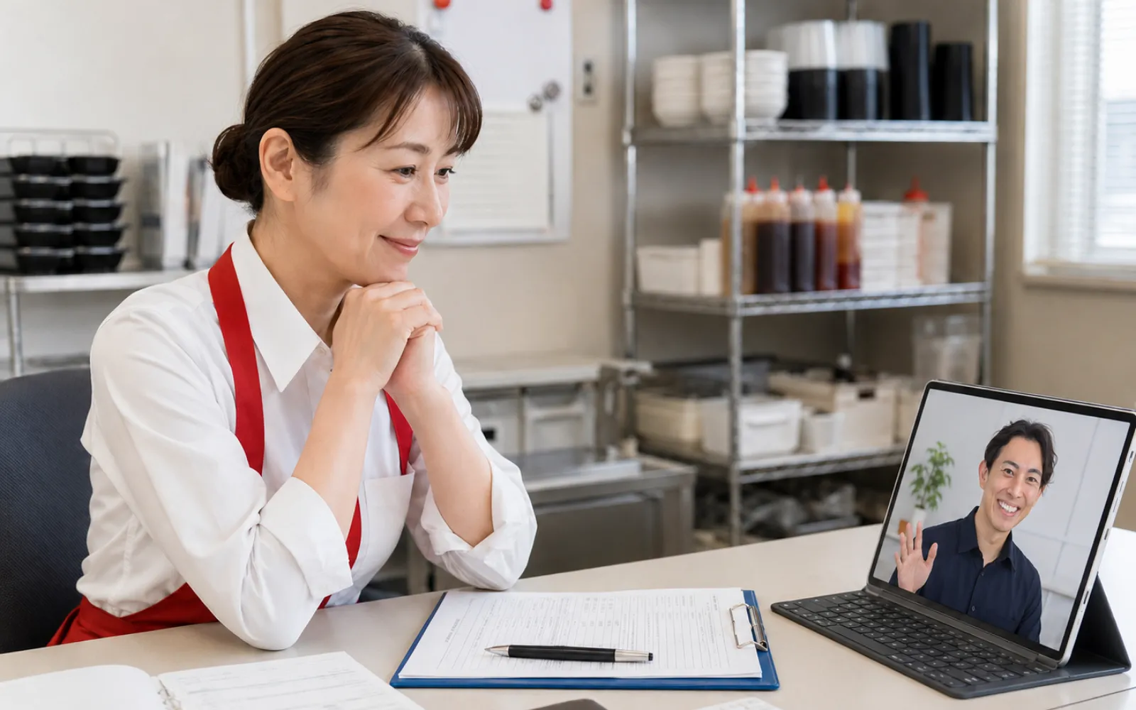 給与計算代行で入社手続きを任せるオーナーのイメージ