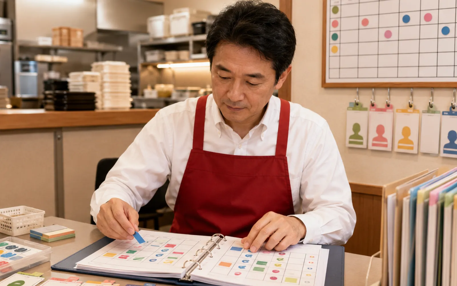 有給管理台帳を整備するほっともっとオーナーのイメージ